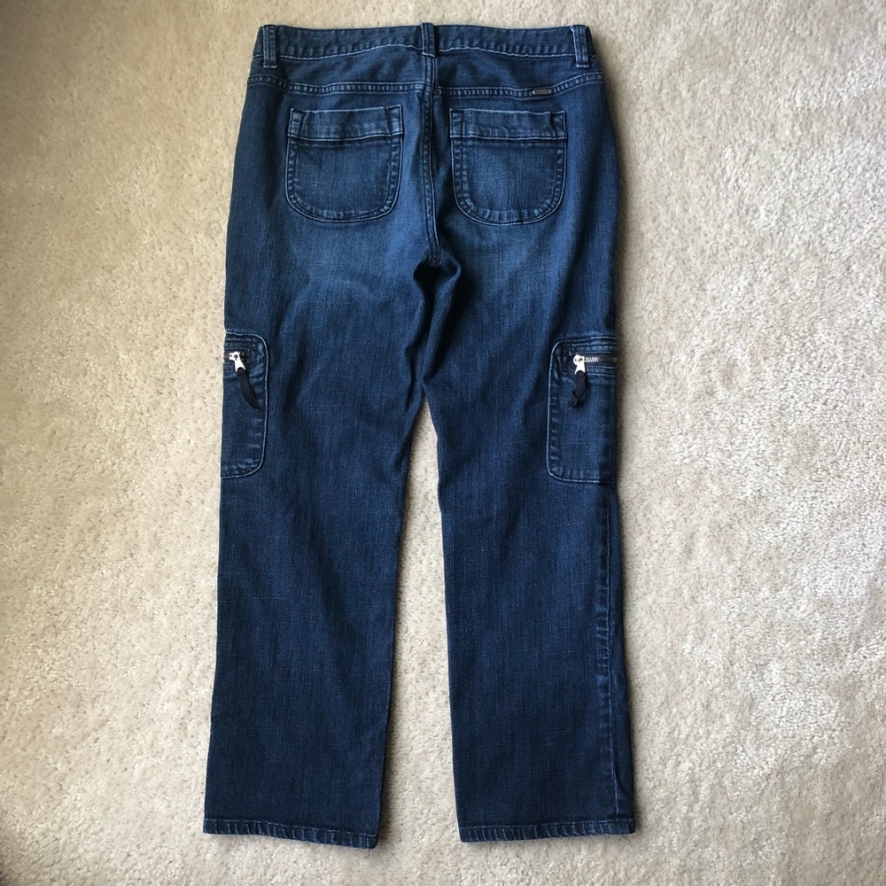 Simply Vera | Vera Wang Cargo Capri Jeans Sz 4 - Picture 3 of 8